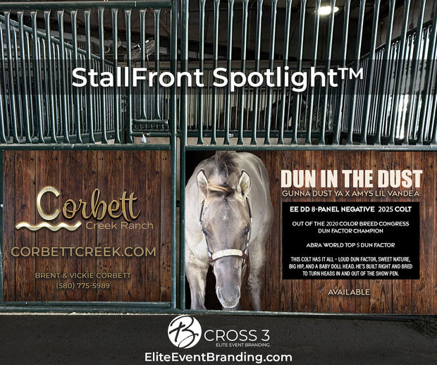StallFront Spotlight™  10'
