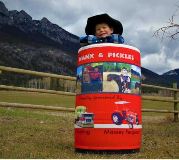 Barrel Cover | Open Top | Tent Weight Cover or Garbage Can Cover