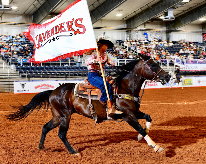 Flag | Premium Rodeo Grand Entry Flag – Cross Three
